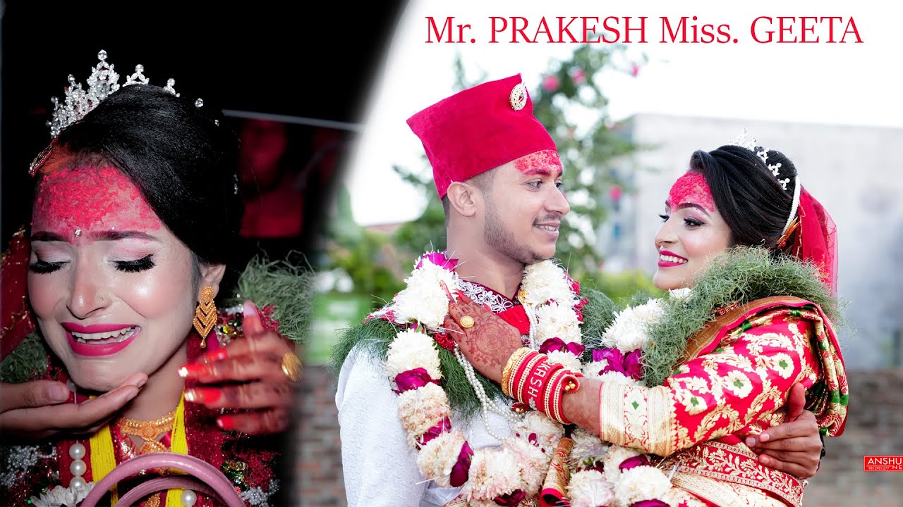 Mr. PRAKESH Miss. GEETA Cinematic Wedding Highlights || Anshu Studio ...
