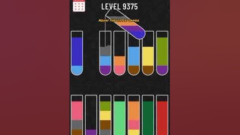 Water sort puzzle level 9375