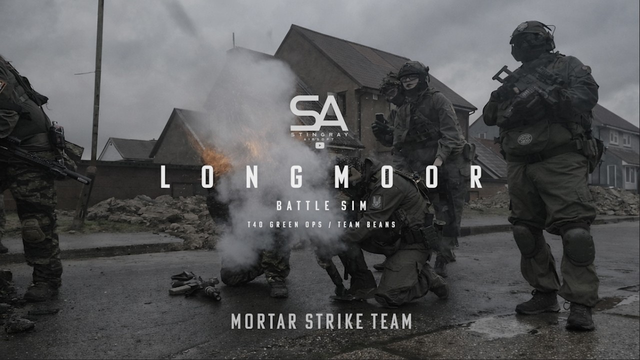 LONGMOOR BATTLESIM With An Airsoft MORTAR LAUNCHER
