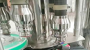 5 heads screw capping machine rotary capper high speed tested for Canadian customer