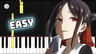 [full] Kaguya-sama: Love is War! OP 2 - 'DADDY! DADDY! DO!' - EASY Piano Tutorial & Sheet Music