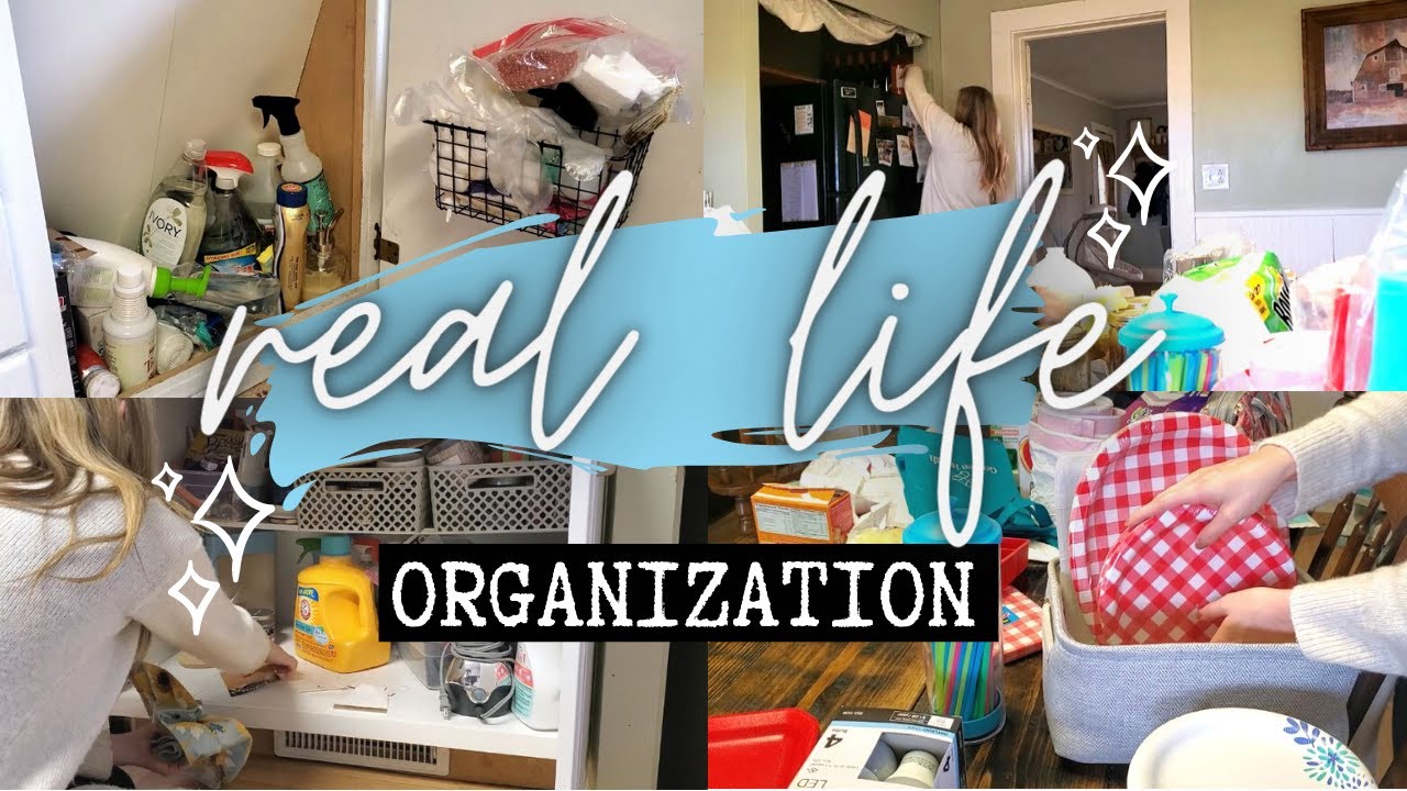 Organize #WithMe! Real Life Cleaning & Organization Motivation