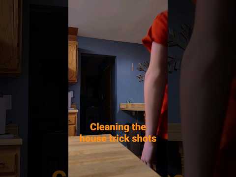 Cleaning the house