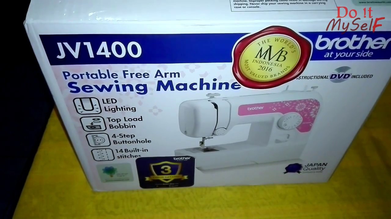 Unboxing BROTHER JV1400 Portable Sewing Machine