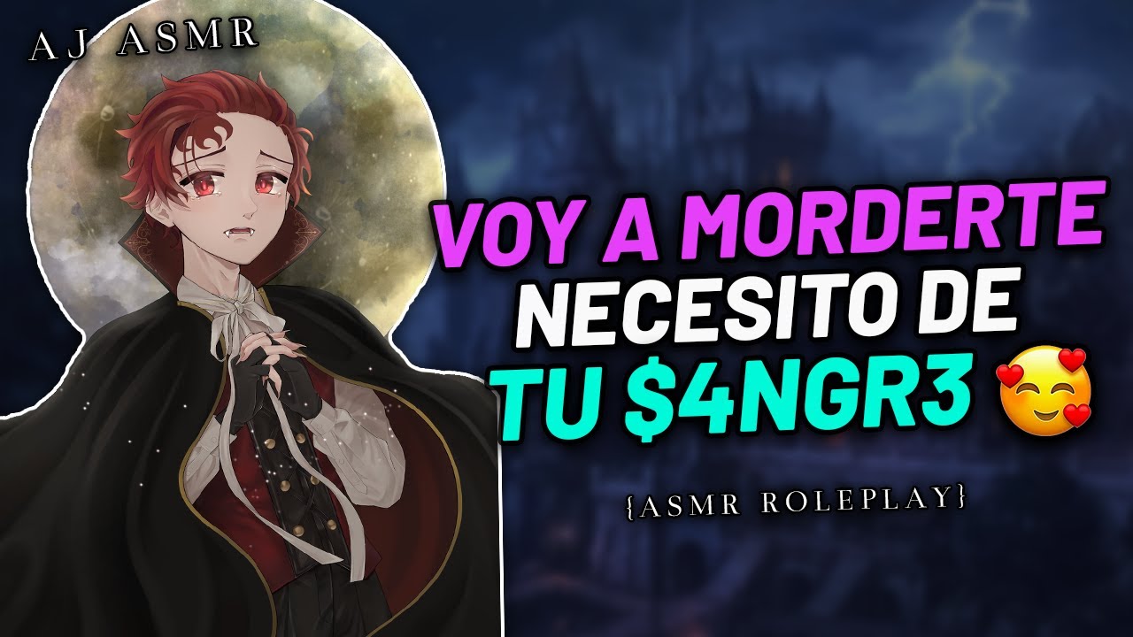 TANJIRO VAMPIRO QUIERE MORDERTE 😳♡ | ASMR Roleplay | Tanjiro Vampiro ASMR | ASMR Anime Español