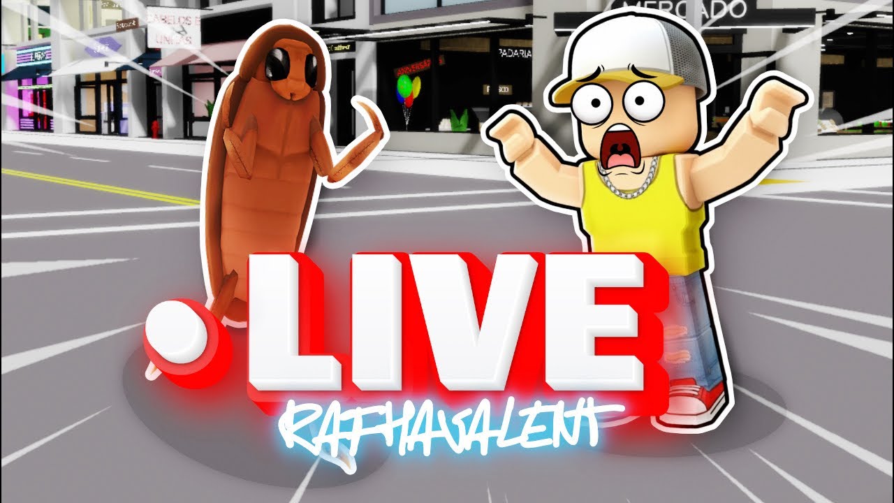 BORA JOGANDO ROBLOX LIVE AO VIVO COM OS INSCRITOS! RAFHAVALENT ROBLOX #roblox
