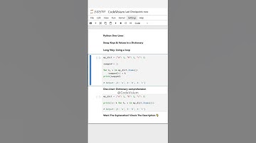 Python One-Liner: Swap Keys & Values in a Dictionary 🔄 #PythonTips #OneLiner