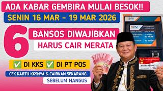 Kabar Gembira Mulai Besok Senin 16 Maret 2026 6 Bansos Di Wajibkan Harus Cair Merata Di Kks Pos