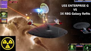 USS Enterprise G VS 3 RBG Galaxy Class Refits | Star Trek Ship Battle | Captain Picard