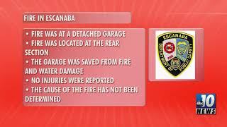 Early Morning Fire in Escanaba