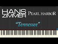 Hans Zimmer - Tennessee [OST Pearl Harbor] (Piano Tutorial Synthesia)