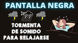 Transforma Tus Noches Lluvia para Dormir en 5 Minutos con Pantalla Negra Sueño Profundo Garantizado