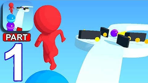 Stack Rider game - Gameplay Walkthrough , All levels ( iOS , Android ) | Part 01