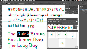 TOP 4 reasons to start making your own fonts now: color, alternates, ligatures & kerning !!!