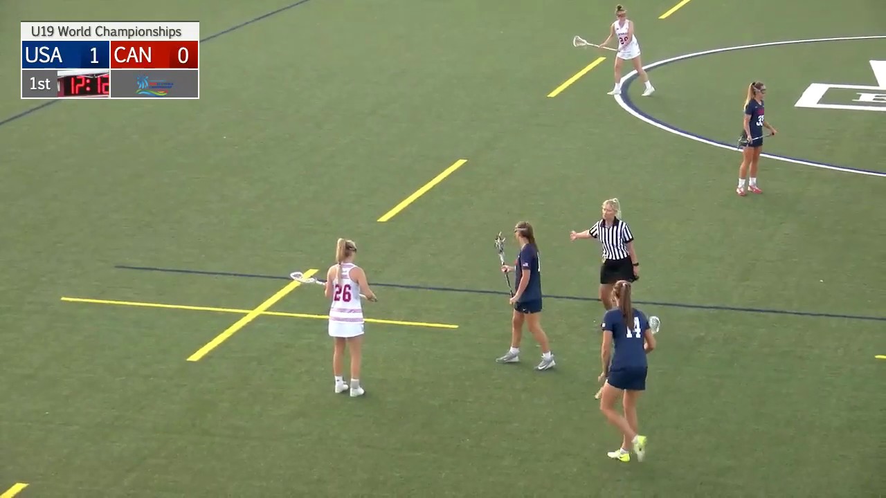 Canada vs USA 2019 U19 Women's Lacrosse World Championship YouTube