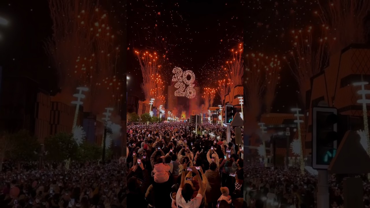 Qatar New Year celebration 🎉 in doha 