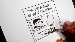 Coloring for relaxation Coloring pages Relaxing Adult coloring Snoopy Peanuts