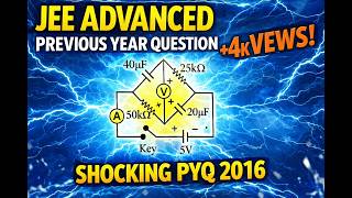 JEE Advanced 2016 PYQ | Tough Capacitor Circuit Problem Explained|  in the circuit shown below, the