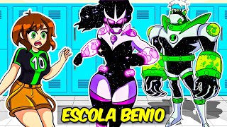 VIRAMOS O ATÔMICO X na ESCOLA BEN 10