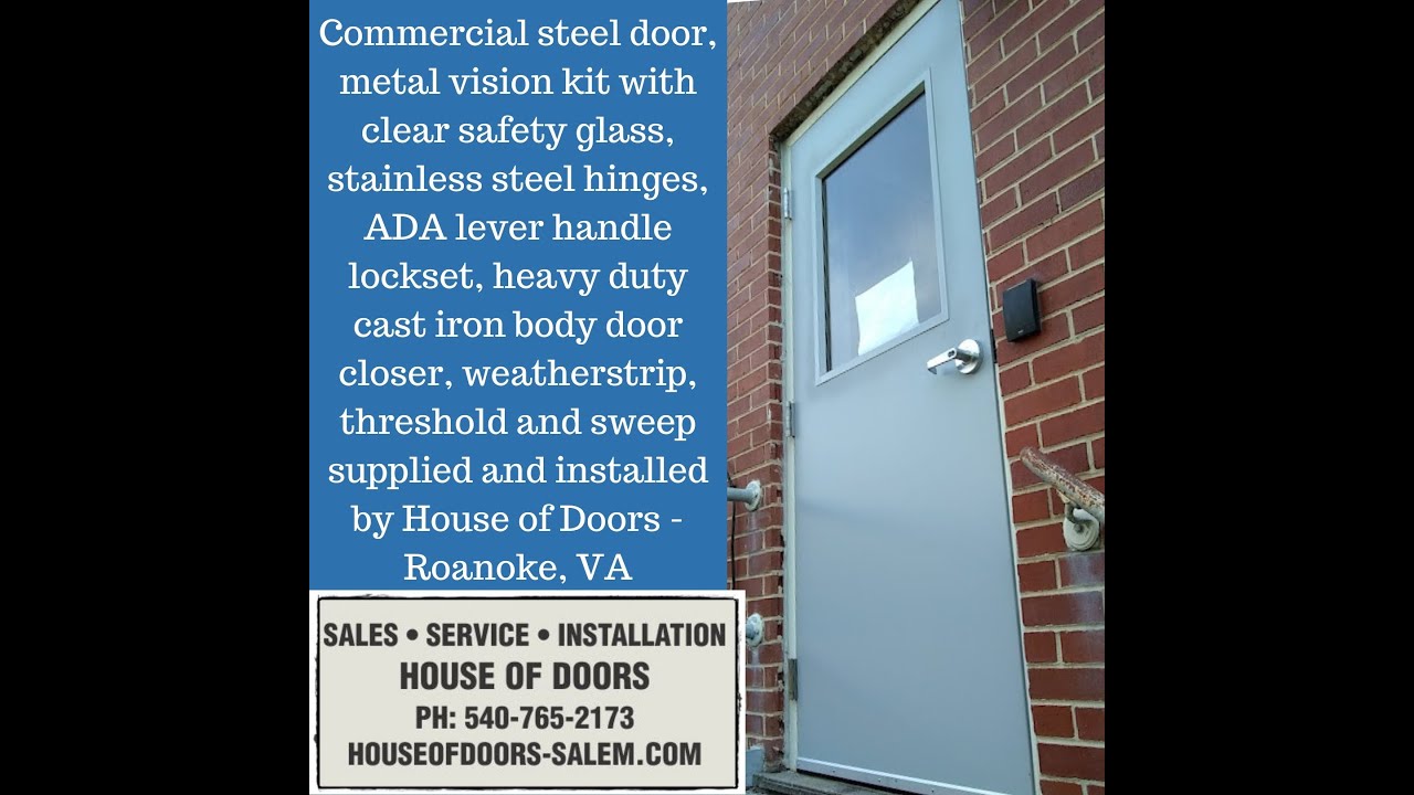 Commercial doors and hardware by House of Doors Roanoke, VA YouTube