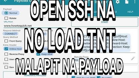 WALWALAN NA! TNT NO LOAD OPEN SSH NA SA SUNOD PAYLOAD NAMAN