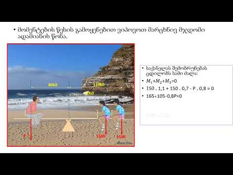 ძალის მომენტი-ინგა შამუგია