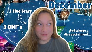 2 Five Star Reads, 3 DNFs and A HUGE Disappointment | December Fantasy Romance Wrapup