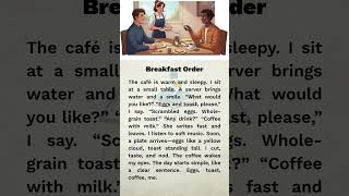Breakfast Order #LearnEnglish #LinguaTales #EnglishForBeginners #A2English #ESL #EFL #EnglishLesson