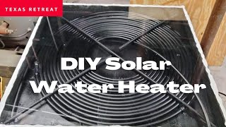 Diy Solar Water Heater Couple Builds Off Grid Texas Homestead