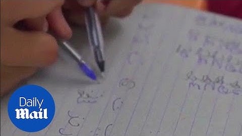 School teaches children how to write with both hands - Daily Mail