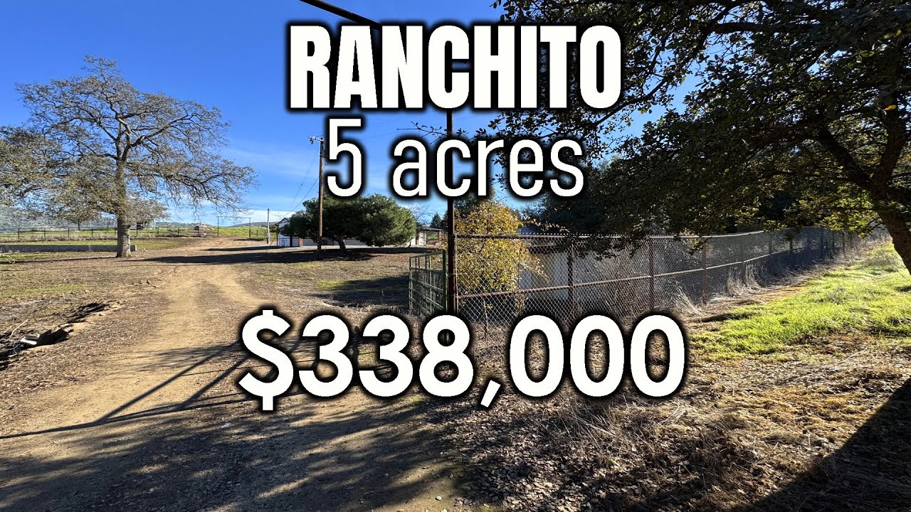 RANCHITO 5 acres con las mejores vistas $338,000