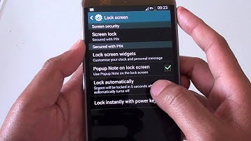 Samsung Galaxy Note 2: How to Setup Screen Lock Pattern / PIN / Password
