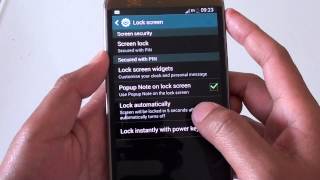 Samsung Galaxy Note 2: How to Setup Screen Lock Pattern / PIN / Password screenshot 4