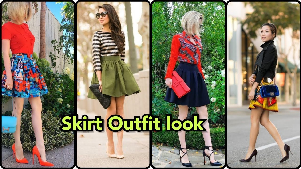 latest & trendy Mini skirt outfit styling video| How to wear Mini skirt