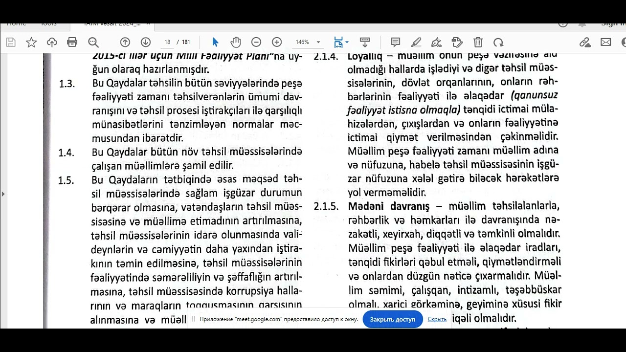 ETİK_  DAVRANIŞ _ QAYDALARI _ TƏLİMÇİ BİLLURƏ TAHİRLİ 0558798689