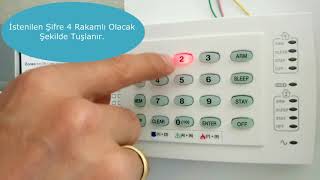 Paradox SP Serisi Şifre İlavesi