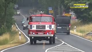 Die Waffe Auf Anfahrt Tlf 16 W50 Der Ff Oederan Mit Horngruß