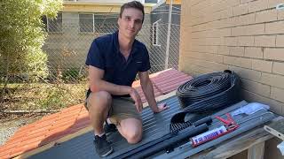 Boss Solar ProSolar Solar Pool Heating - Applying the ProSil Silicone Adhesive