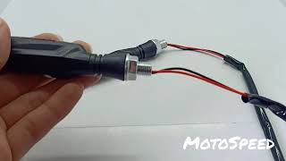 LAMPU LED DRL SEIN RUNNING 2 WARNA WATERPROOF MODEL MOGE SIEN SEN 2 IN 1