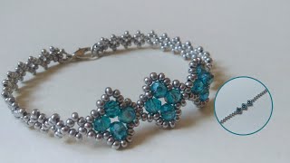 Kristal Boncuktan Bileklik Yapımı || How to make bracelet with beads?