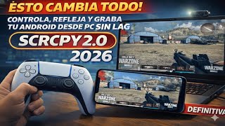 🚀ESTO CAMBIA TODO! CONTROLA,REFLEJA Y GRABA TU ANDROID DESDE PC SIN LAG|SCRCPY 2.0 GUÍA DEFINITIVA📱💻 screenshot 1