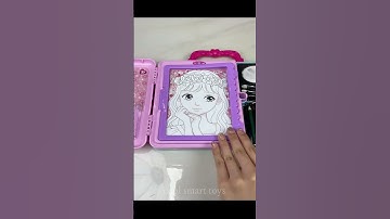 Thumbnail of Princess colouring book printing book Cool Toys #shorts 😘😍