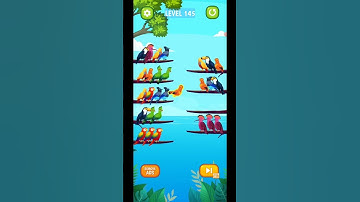 Bird Sort Puzzle Level 145 Gameplay Android IOS