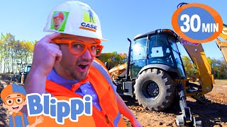 blippi s epic tractor blippi learns learn colors science