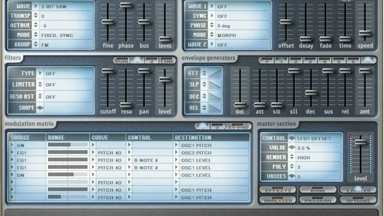 Spectrum Lab ミクロゴデス タワーセット Cakewalk / rgc:audio - z3ta+ v1.5.3 VSTi (Rescue) - YouTube