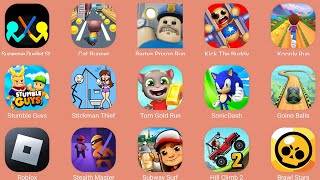 Sonic Dash,Subway Surf,Roblox,Cat Runner,Stickman Thief,Barry's Prison Run,Stealth Master,Hill Climb screenshot 4