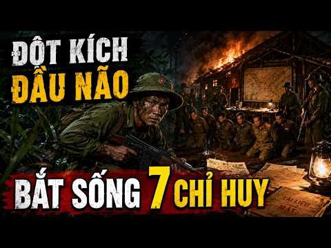ĐỘT KÍCH VÀO KHU ĐẦU NÃO CỦA ĐỊCH _KHIẾN 7 TÊN CHỈ HUY ĐỘC ÁC BỊ TÓM SỐNG