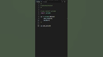Python QR Code Generator Trick!! #python #programming #coding