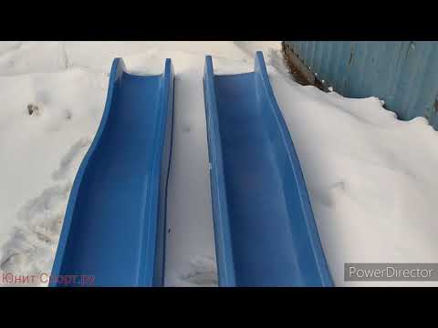 Обзор и сравнение пластиковых скатов (горок) для детских площадок Hapro и KBT