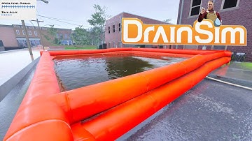 Creating a Giant Pool in DrainSim